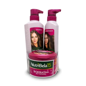 NUTRIBELA BIOKERATINA SHAMPOO Y ACONDICIONADOR